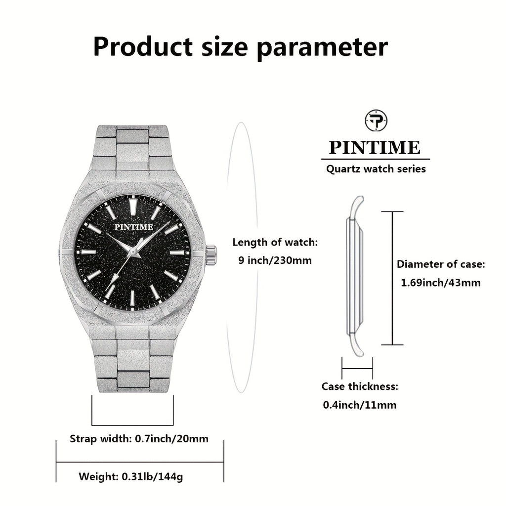 PINTIME Men'S Quartz Watch