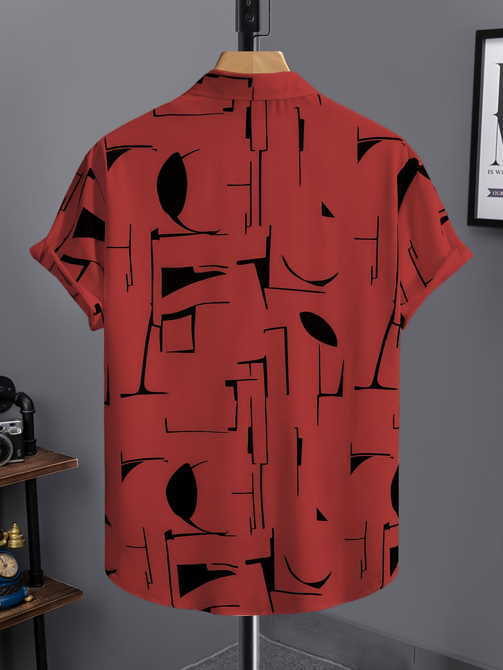 Men's Summer Short Sleeve Dress Shirt