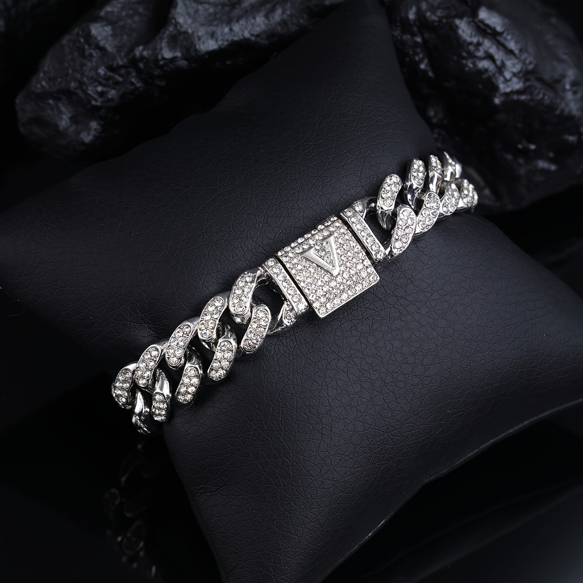 Hip Hop Style Initial Letter Bracelet
