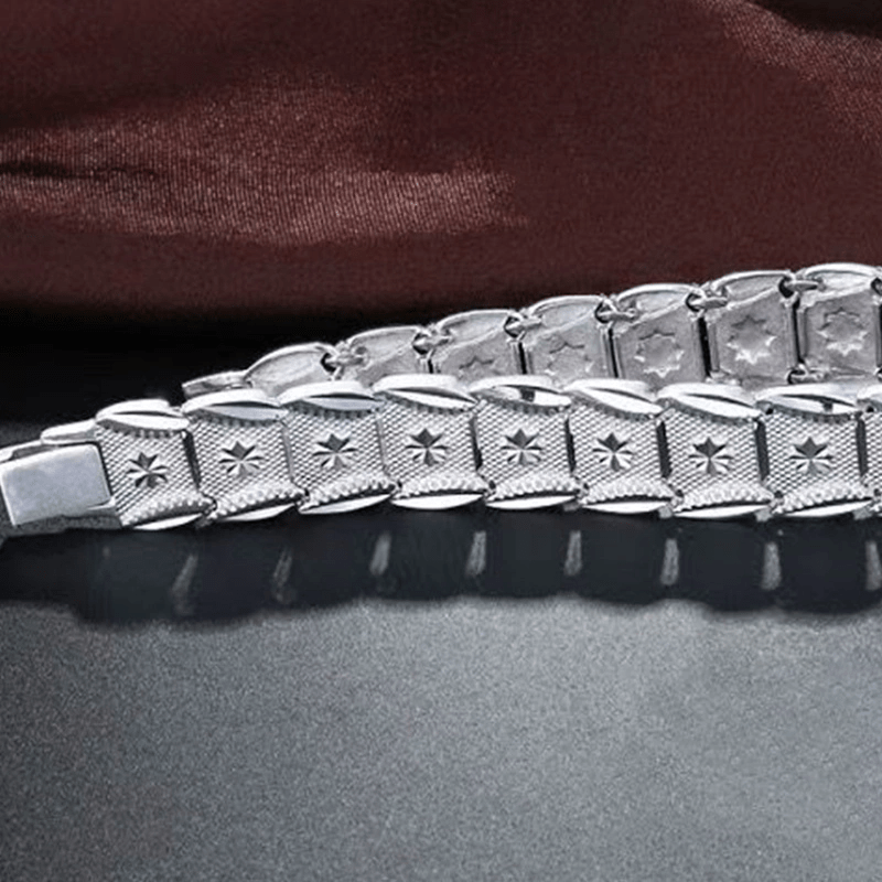 Elegant Euro Pattern Wide Bracelet