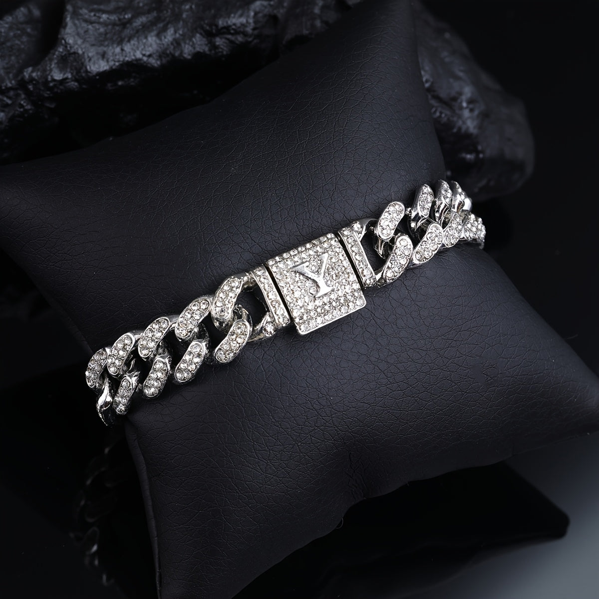 Hip Hop Style Initial Letter Bracelet