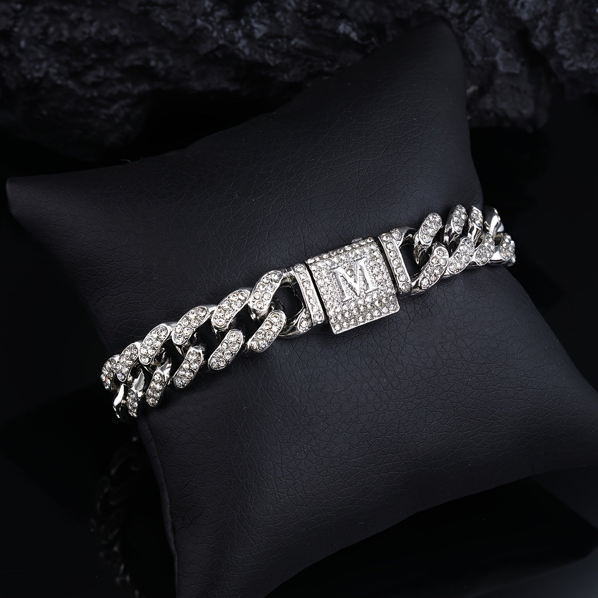 Hip Hop Style Initial Letter Bracelet