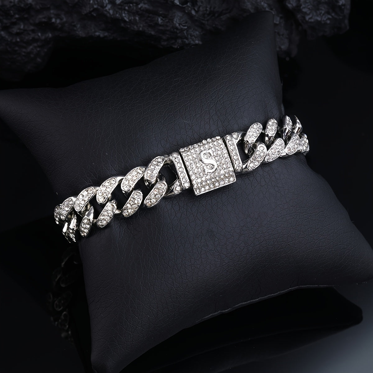 Hip Hop Style Initial Letter Bracelet