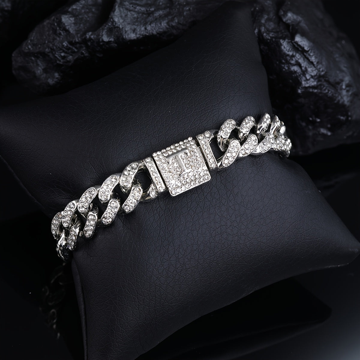 Hip Hop Style Initial Letter Bracelet