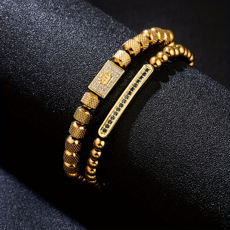 crown pattern bracelet