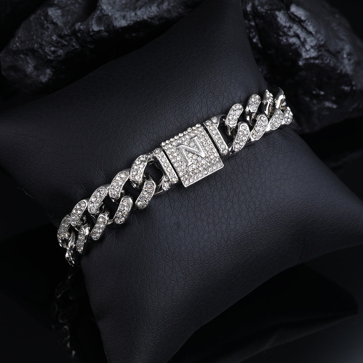 Hip Hop Style Initial Letter Bracelet