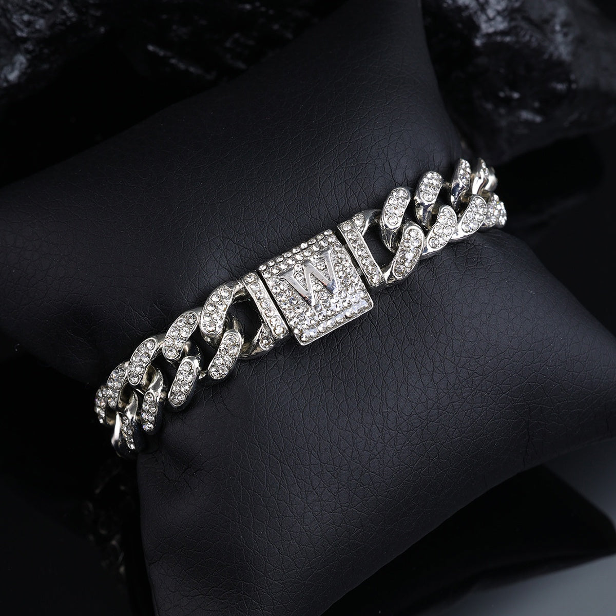 Hip Hop Style Initial Letter Bracelet