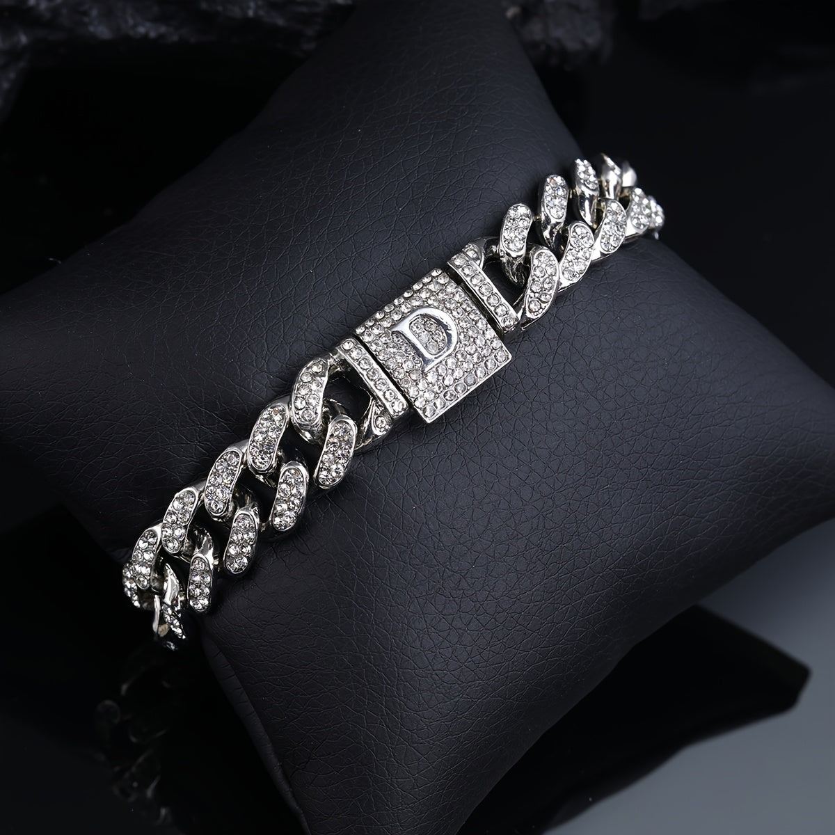 Hip Hop Style Initial Letter Bracelet