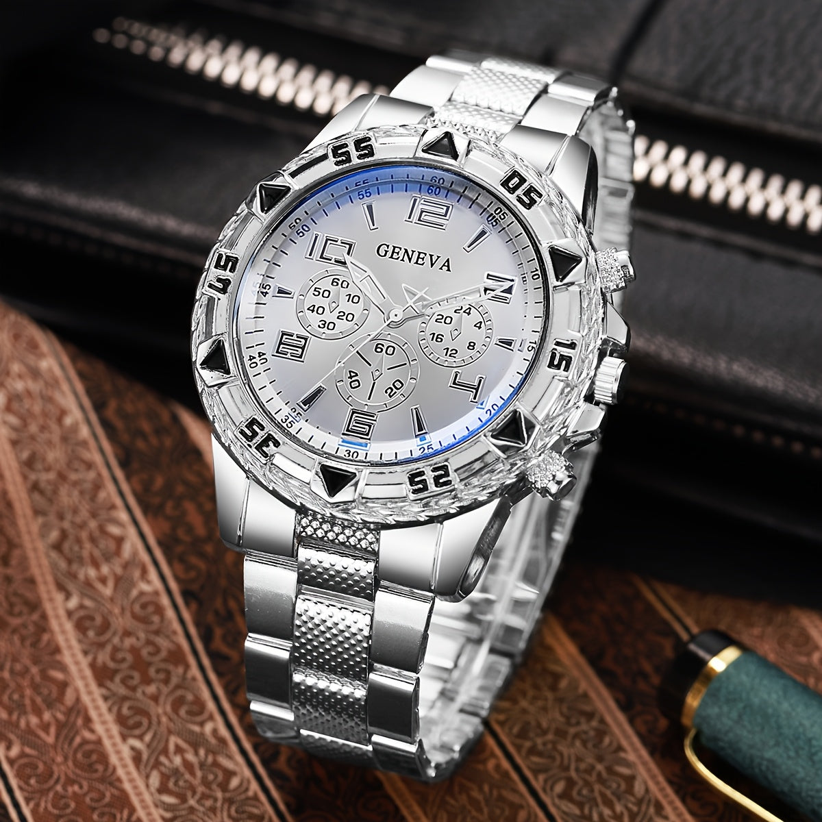 3pcs Set of Stylish Quartz Watches for Men.