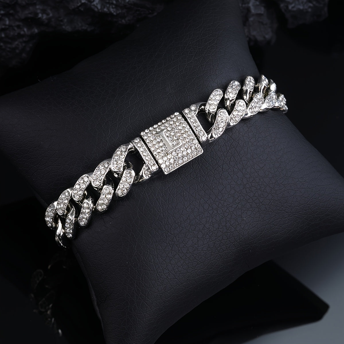 Hip Hop Style Initial Letter Bracelet