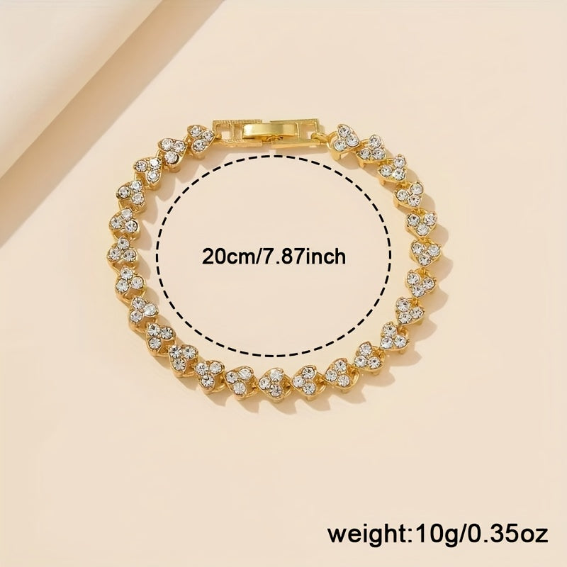 2pcs Elegant Minimalist Round Dial Quartz Watch + Shiny Bracelet Set for Women - Perfect Gift for Daily Wear, Parties, Valentine's Day, Christmas, New Year’s Eve, Halloween & Anniversaries – Ideal for Friends and Family