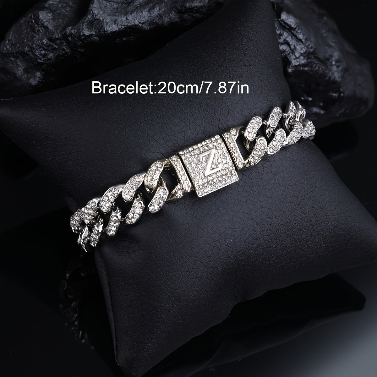 Hip Hop Style Initial Letter Bracelet