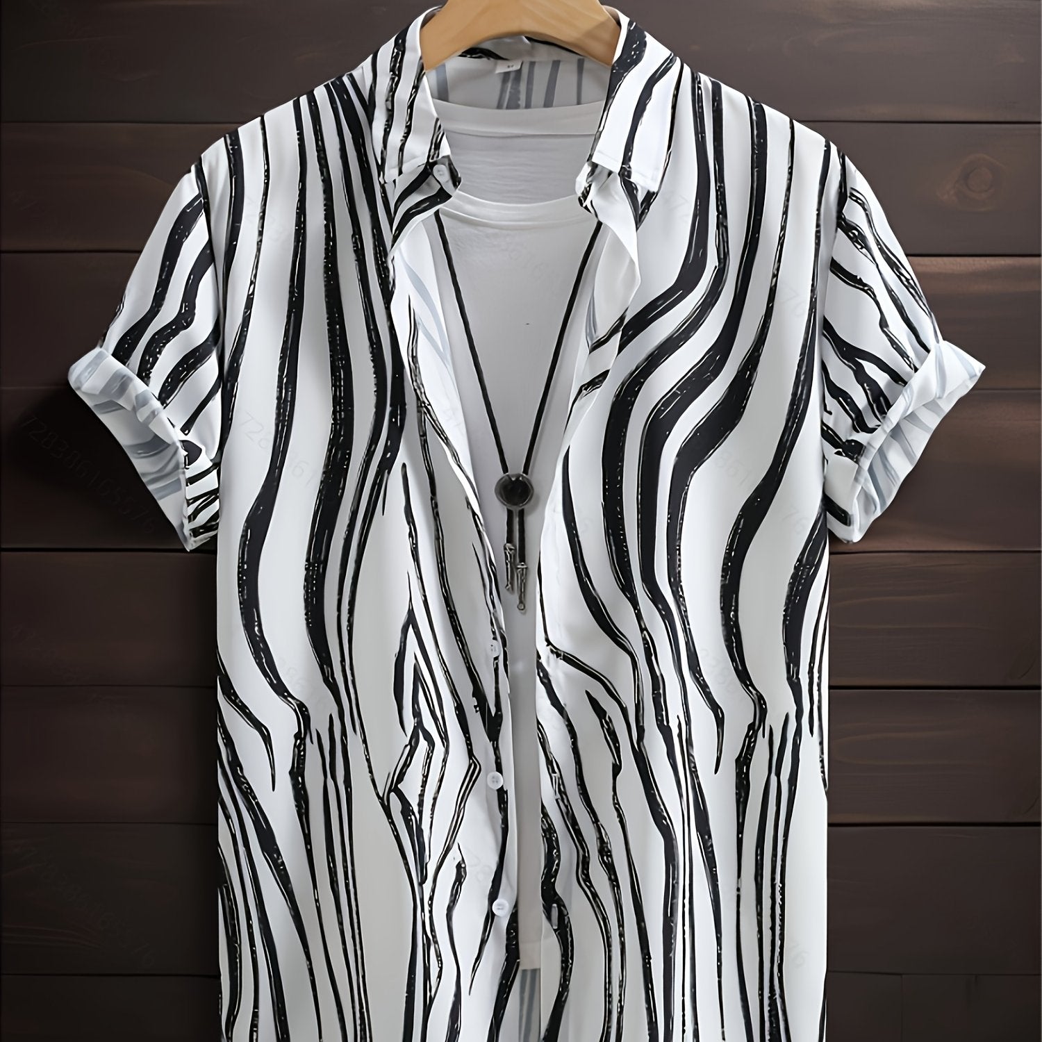 Men's Summer Short Sleeve Dress Shirt