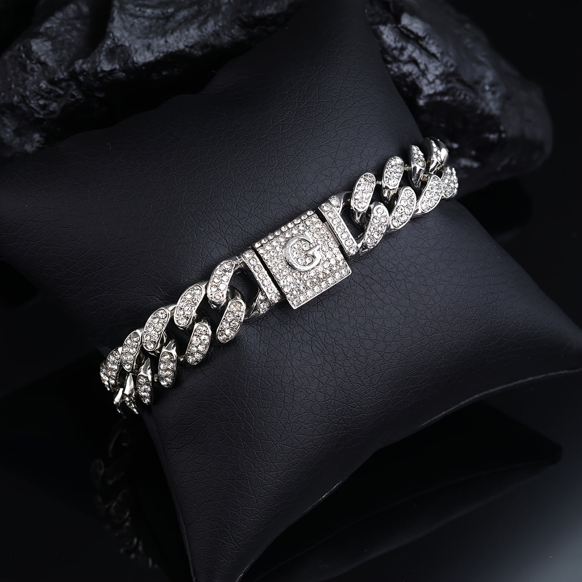 Hip Hop Style Initial Letter Bracelet