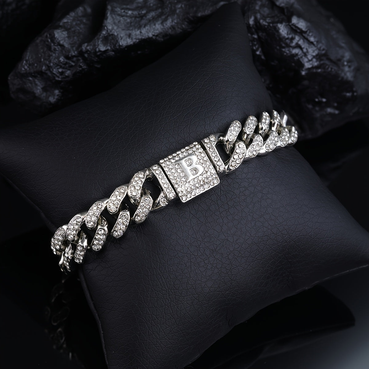 Hip Hop Style Initial Letter Bracelet