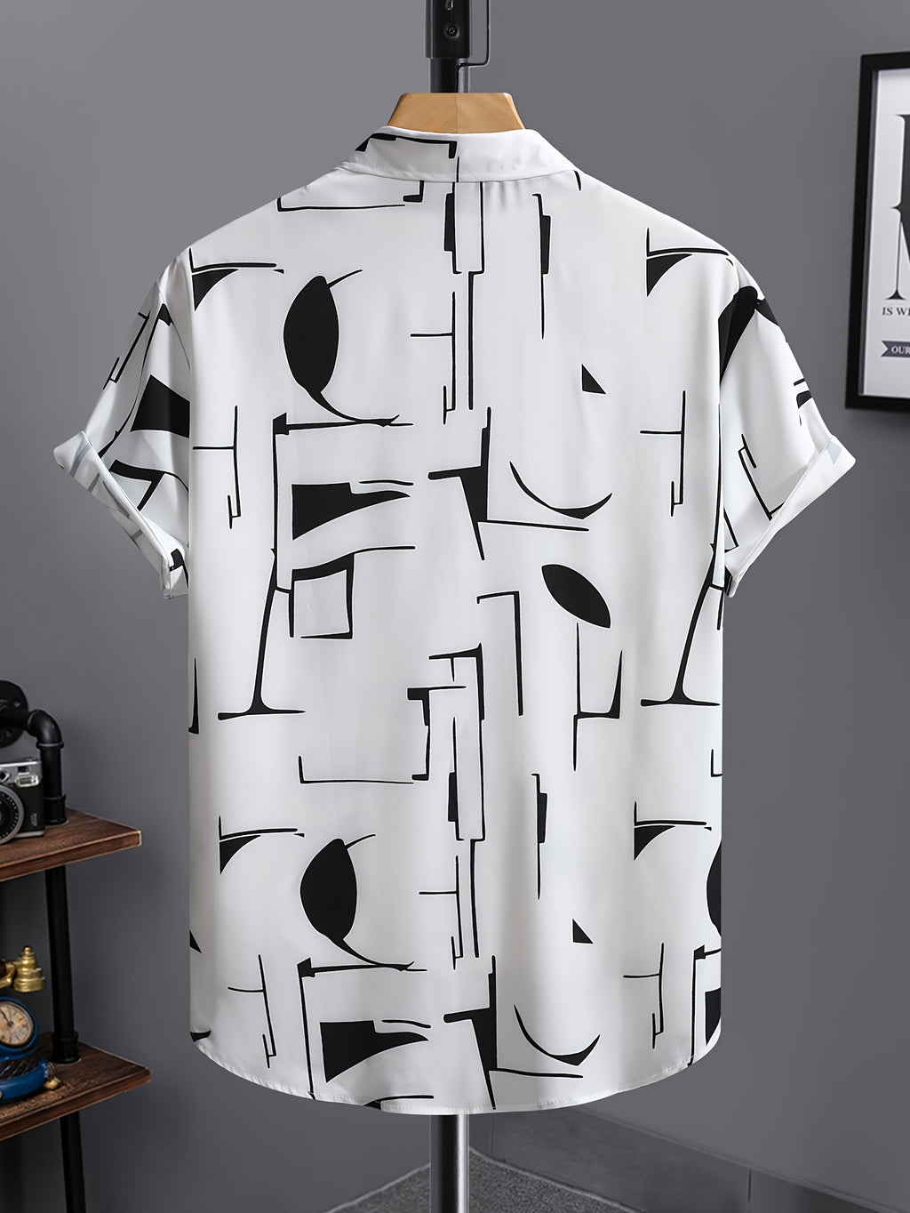 Men's Summer Short Sleeve Dress Shirt