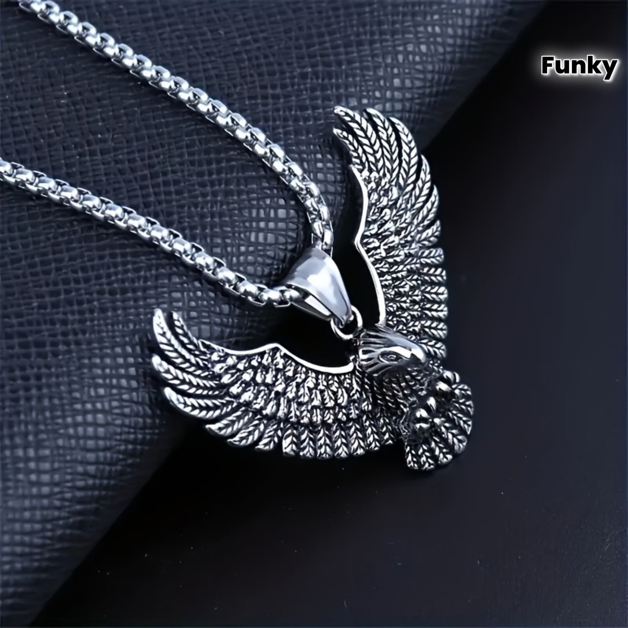 Hip-Hop Eagle Pendant Necklace for Men