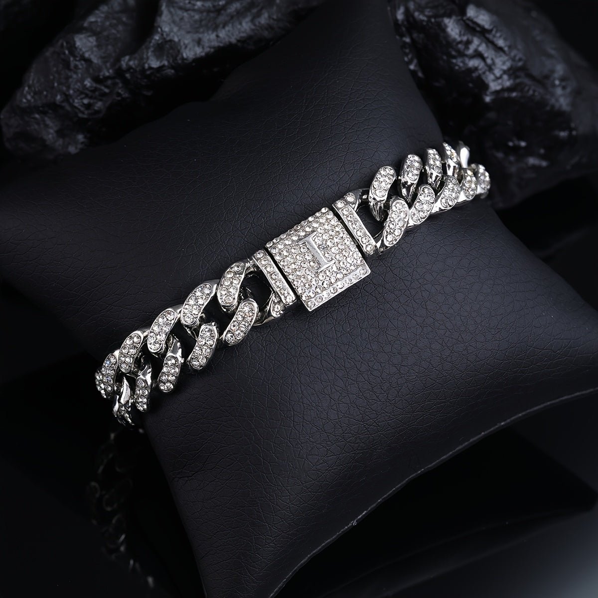 Hip Hop Style Initial Letter Bracelet