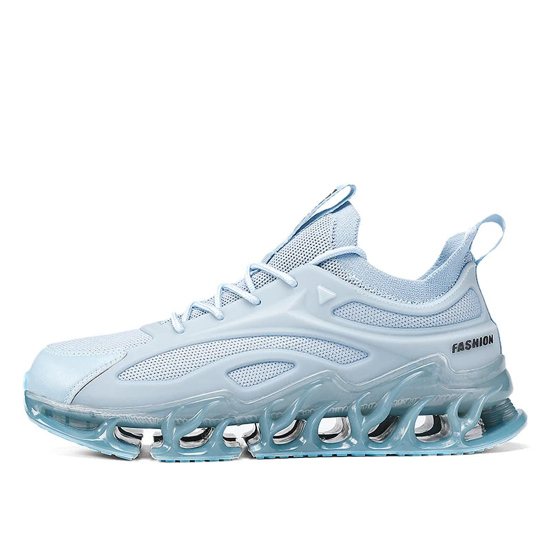 2025 New Fashion Mesh Casual Marathon Jogging Gym Walking Elastic Comfortable Couple Sneakers Men Sports Running Shoes