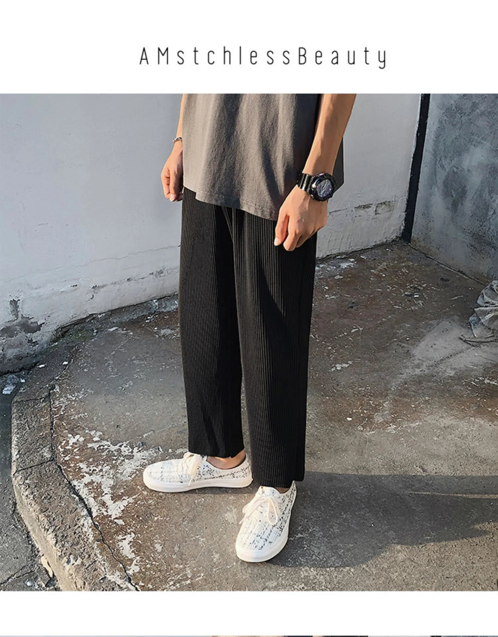 Men Summer Straight  Pants Men