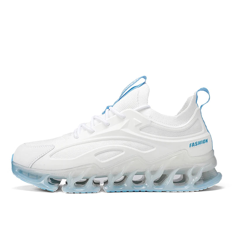 2025 New Fashion Mesh Casual Marathon Jogging Gym Walking Elastic Comfortable Couple Sneakers Men Sports Running Shoes