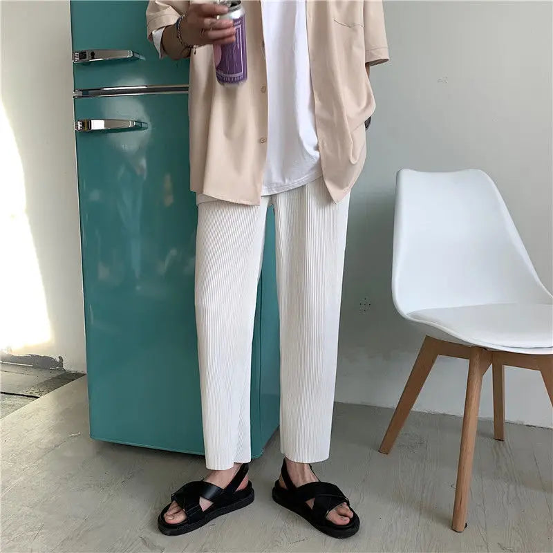 Men Summer Straight  Pants Men