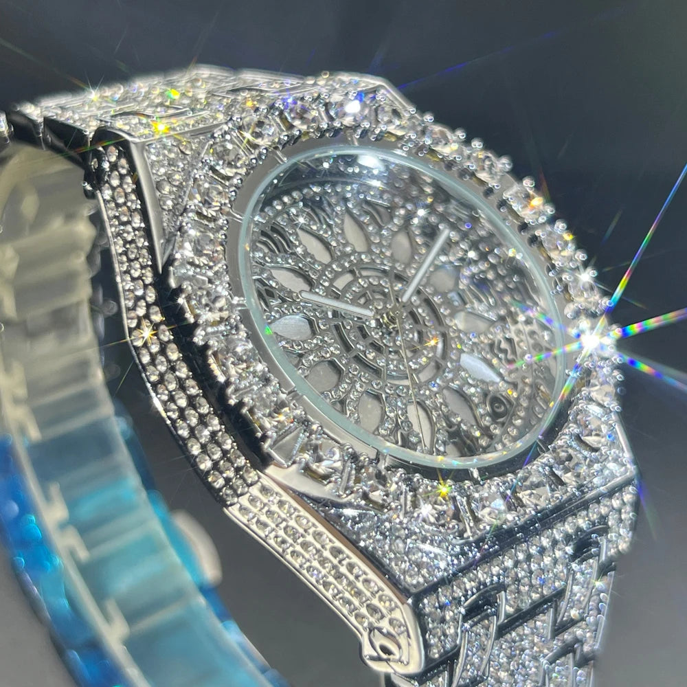 Diamond Hip Hop Watch For Men