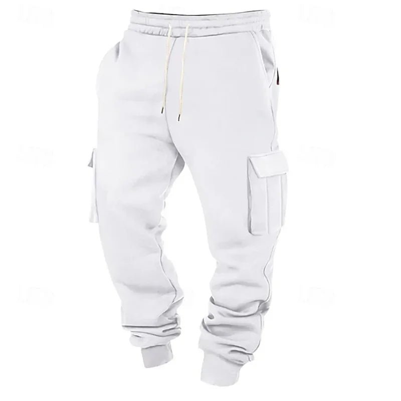 Men Multi-Pocket Workwear Sports Long  Pants