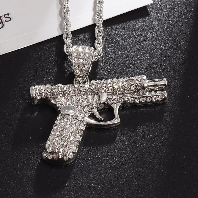 Submachine Gun Necklace