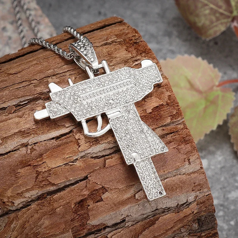 Ak-47 Submachine Gun Necklace