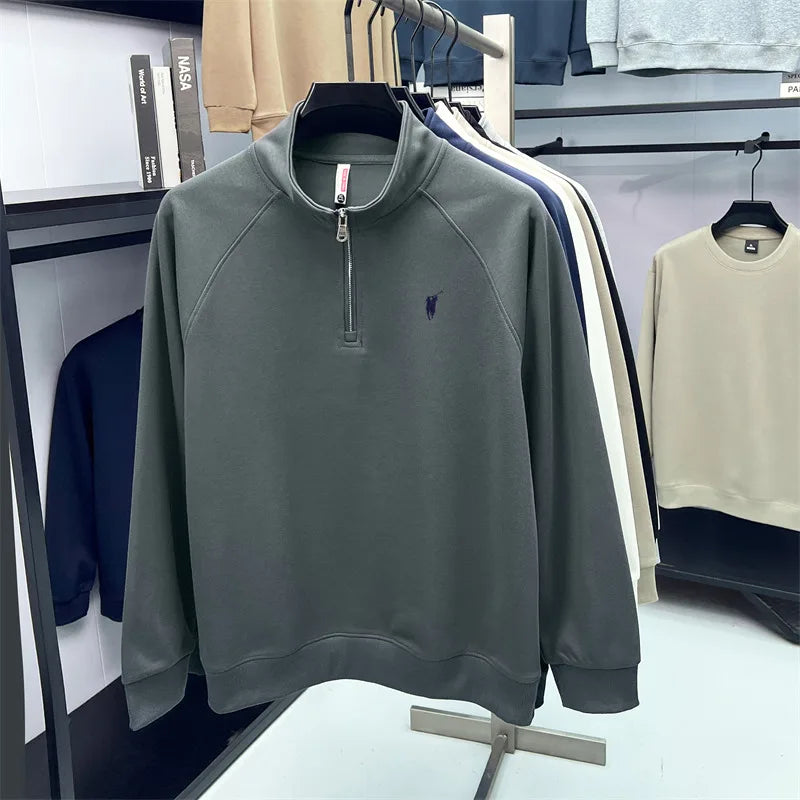 Men’s polo Half zip hoodie