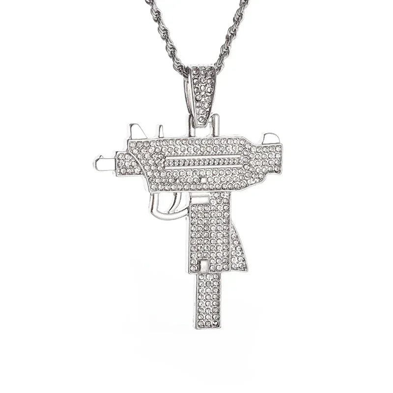 Submachine Gun Necklace