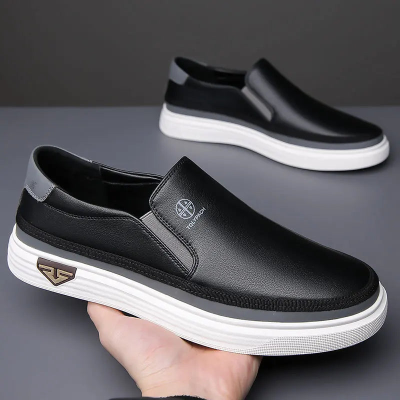 Men's Genuine Leather Sneakers