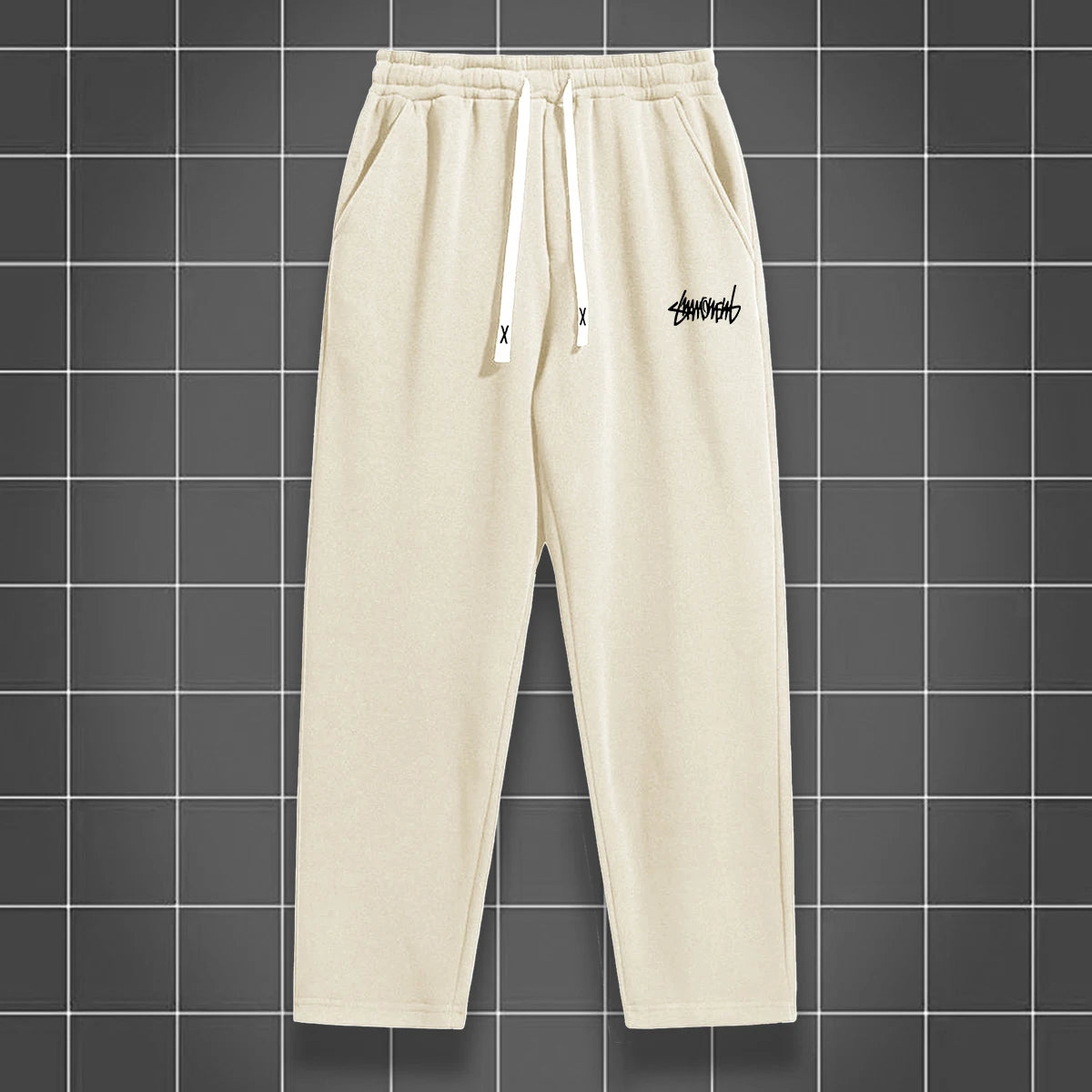 Men's solid color pants