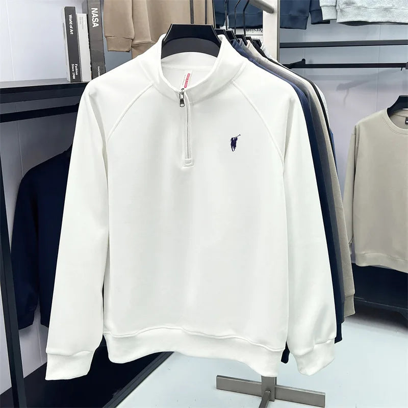 Men’s polo Half zip hoodie