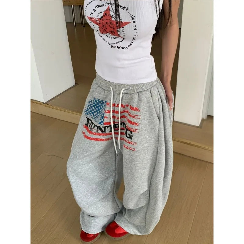 Letter American basketball Sweatpants