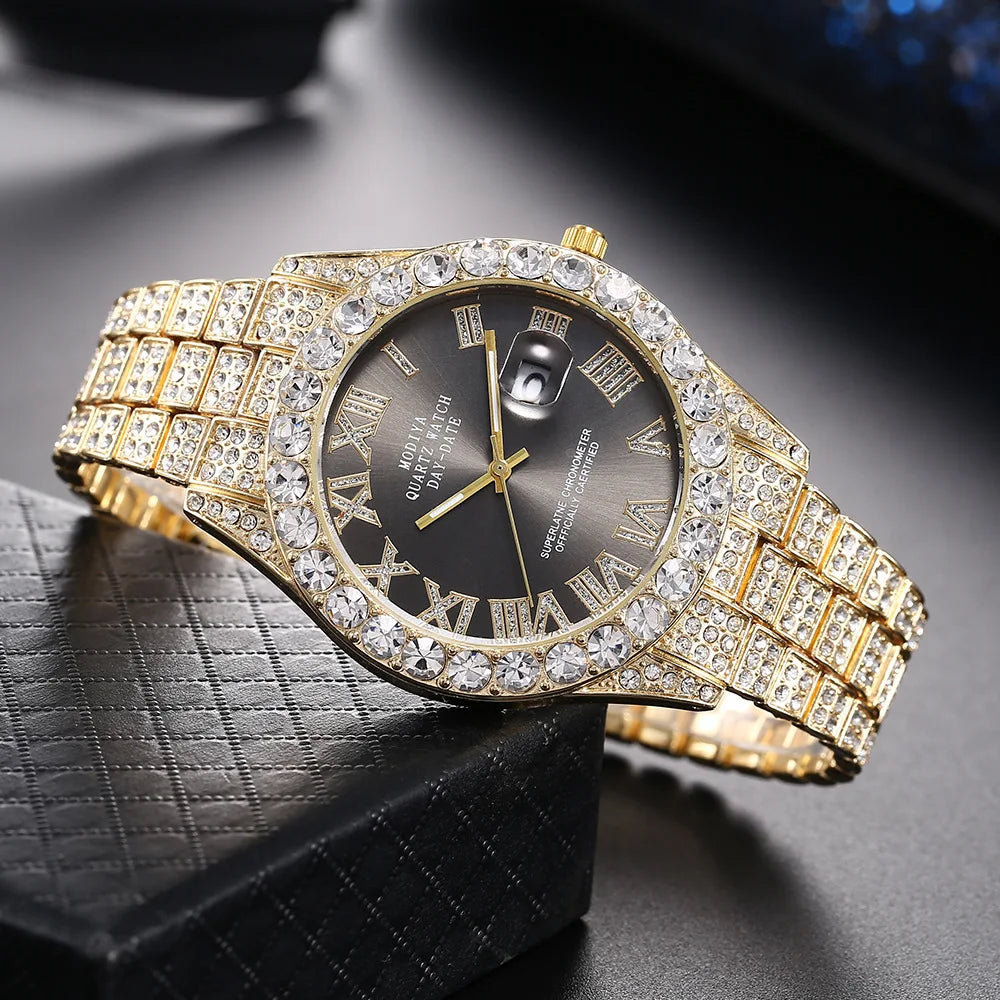 Luxury  Golden Men's Quartz Watch