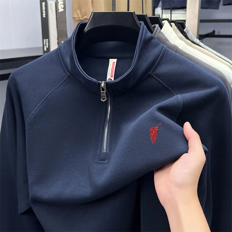 Men’s polo Half zip hoodie