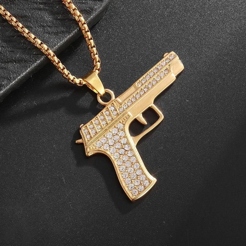 Submachine Gun Necklace