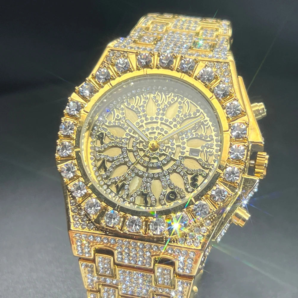 Diamond Hip Hop Watch For Men