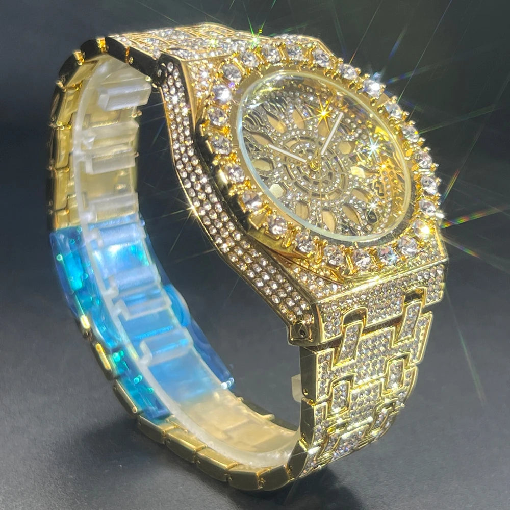 Diamond Hip Hop Watch For Men