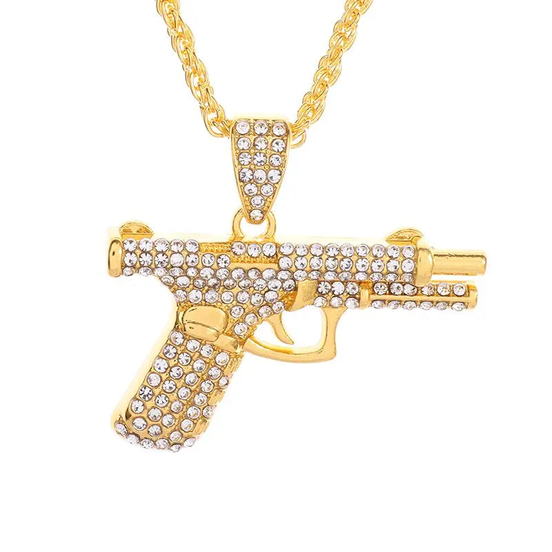Submachine Gun Necklace
