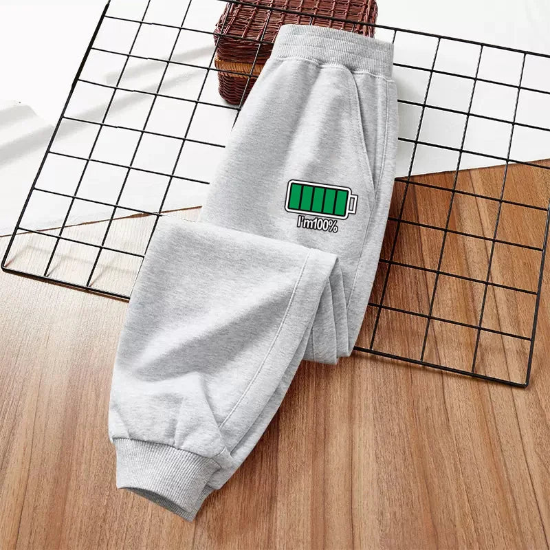 Lightning Pattern Sweatpants