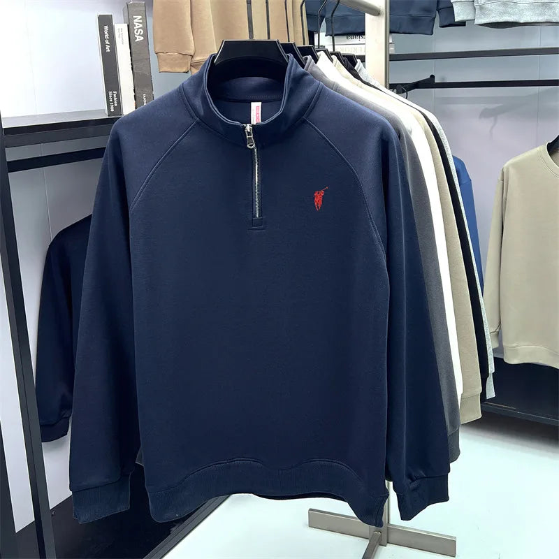 Men’s polo Half zip hoodie