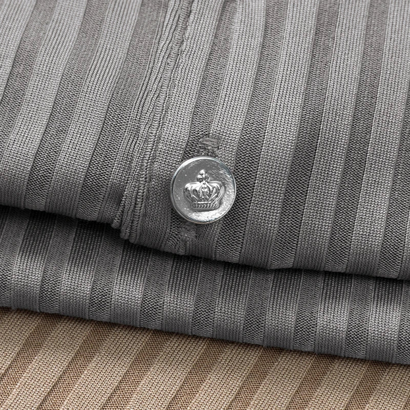 2025 New Men's Casual Fashion Striped Short Sleeved Collar Polo Shirt Breathable and Comfortable Summer Versatile T-shirt