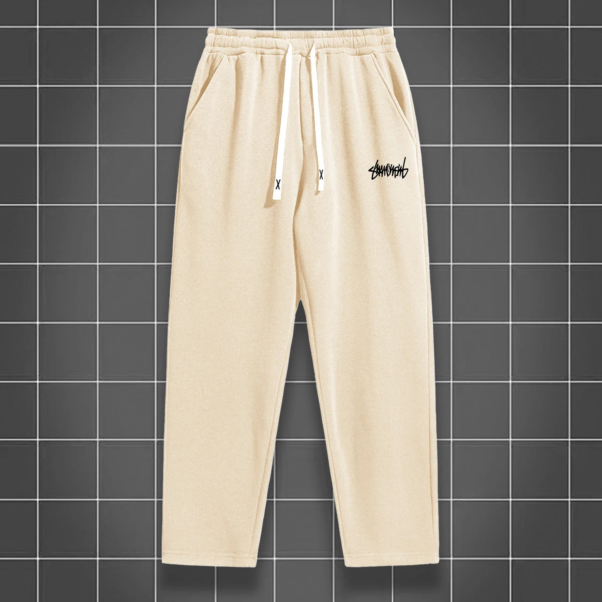 Men's solid color pants