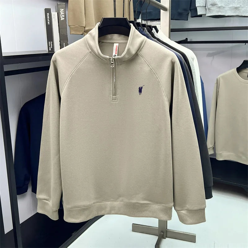 Men’s polo Half zip hoodie