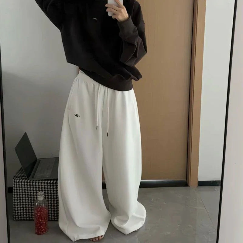 American Retro Hip-Hop Oversized Woman Sweatpants