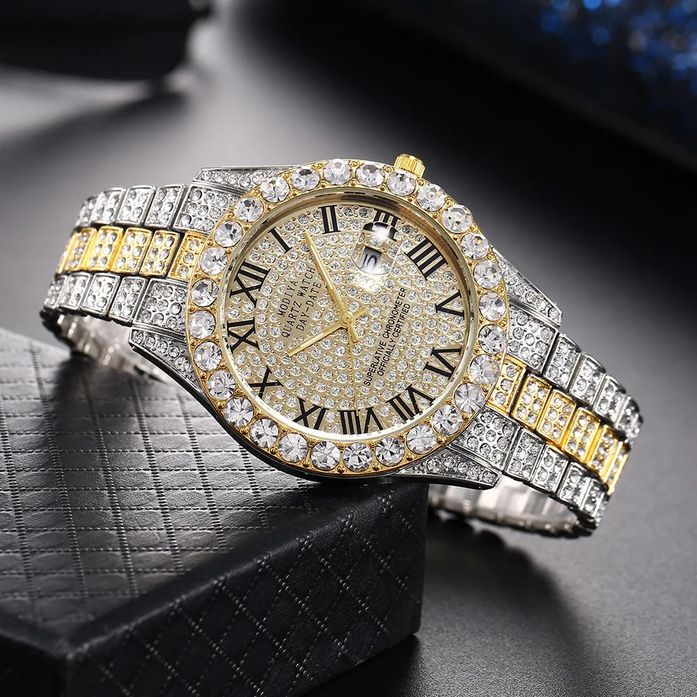Luxury  Golden Men's Quartz Watch
