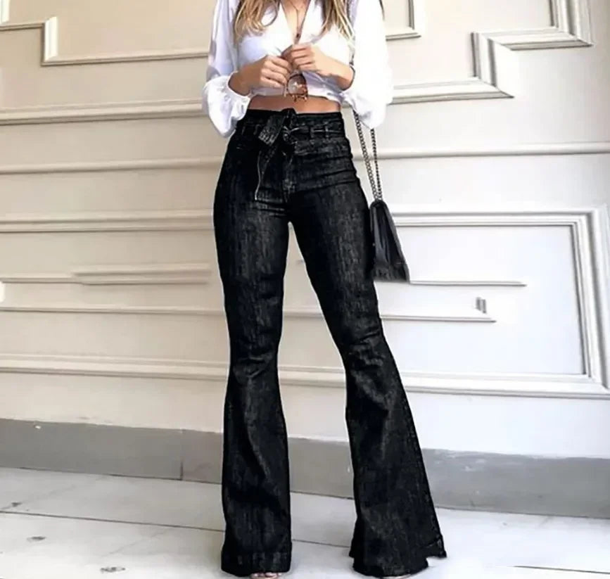 Women Jeans Flare Pants